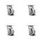 Service Caster 4 Inch V Groove Semi Steel Wheel Swivel Caster Set with Roller Bearings SCC SCC-30CS420-VGR-4 - alternate 1